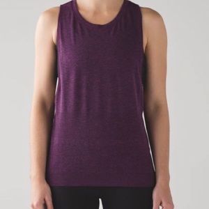 Purple Lululemon muscle tank